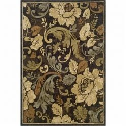Sphinx By Oriental Weavers Oriental Weavers Huntington 1279E 5x8 Rectangle - Brown/ Beige-Polypropylene