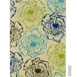 Sphinx By Oriental Weavers Oriental Weavers Caspian 3065Y 2x8 Rectangle - Ivory/ Green-Polypropylene