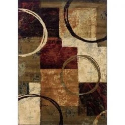 Sphinx By Oriental Weavers Oriental Weavers Hudson 2544B 6x9 Rectangle - Brown/ Black-Polypropylene