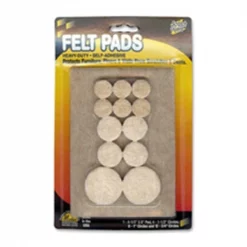 Master Caster Co Master Caster MAS88493 Felt Pads; .75 in. Diameter; 20 Circles-PK; Beige