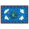 Flagship Carpets FCICE18922W Easy Care Happy World Rug; 72 x 48 in. -Rugs&Mats Official Shop Unbeatablesale20Inc sprch48700xx650xxffcd06