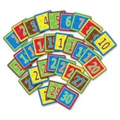 Flagship Carpets FCIFE333137A Numbered Seating Squares; 30 Per Set