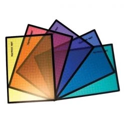 Workstationpro Neatness Mat Set - 19.62 x 14.12 in.; Assorted Color - Set of 5