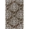 Surya COS8829-1616 Cosmopolitan Rug- 100% Poly-Acrylic- Hand Tufted- Pale Blue/Chocolate- 1'6''X1'6'' -Rugs&Mats Official Shop Unbeatablesale20Inc syra7227xx1200xx5f51f3