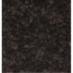 Goods Of The Woods 10704 Flame Polyester Half Round Rug - Black