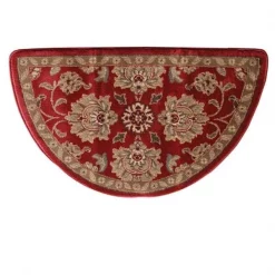 Goods Of The Woods 10494 oriental II Half Round Rug - Regal Wine