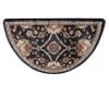 Goods Of The Woods 10495 oriental II Half Round Rug - Regal Black