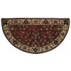 Uniflame R-2000 RED WITH BEIGE HAND-TUFTED 100% WOOL HEARTH RUG -Rugs&Mats Official Shop Unbeatablesale20Inc unif189xx650xx4b185b