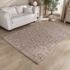 Baxton Studio Vigo Modern and Contemporary Sand Hand-Tufted Wool Blend Area Rug -Rugs&Mats Official Shop Wholesale20Interiors20Inc 11832xx3xx2d5d34 1
