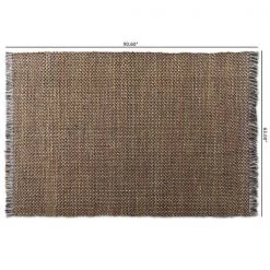 Baxton Studio Nurten Modern and Contemporary Orange and Grey Handwoven Hemp Blend Area Rug -Rugs&Mats Official Shop Wholesale20Interiors20Inc 11838xx4xx04c1a5