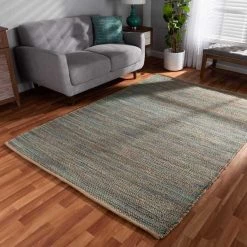 Baxton Studio Michigan Modern and Contemporary Blue Handwoven Hemp Blend Area Rug -Rugs&Mats Official Shop Wholesale20Interiors20Inc 11840xx3xxfd4f20 1