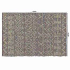 Baxton Studio Graydon Modern and Contemporary Multi-Colored Handwoven Fabric Blend Area Rug -Rugs&Mats Official Shop Wholesale20Interiors20Inc 11851xx4xxf1d69c