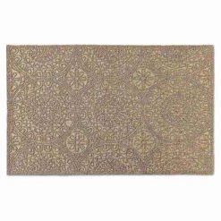 Baxton Studio Borneo Modern and Contemporary Grey Hand-Tufted Wool Area Rug