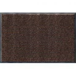APACHE MILLS Enviroback AP043-4076E Door Mat, 27 in L, 18 in W, Cocoa Brown