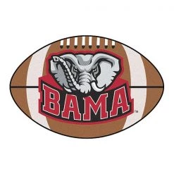 Fanmats Football Rug, Alabama, 20.5"x32.5"