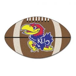 Fanmats Kansas Football Rug, 20.5"x32.5"