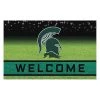 Fanmats Michigan State Door Mat, Rubber -Rugs&Mats Official Shop Z xvI mcpIx
