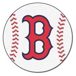 Fanmats Boston Red Sox Baseball Mat, 27"Dia.