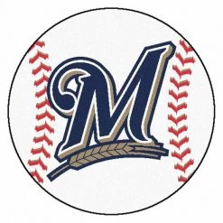 Fanmats Milwaukee Brewers Baseball Mat, 27"