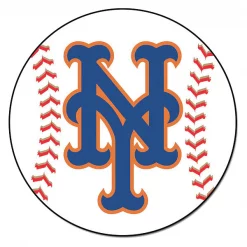 Fanmats New York Mets Baseball Mat, 27" Dia.