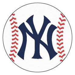 Fanmats New York Yankees Baseball Mat, 27"