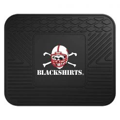 Fanmats Nebraska Utility Mat, Black Shirts
