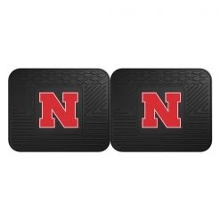 Fanmats Nebraska Utility Mat, 2Pc, PK2