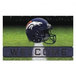 Fanmats Denver Broncos Door Mat, Crumb Rubber