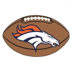 Fanmats Denver Broncos Football Rug, 20.5"x32.5"