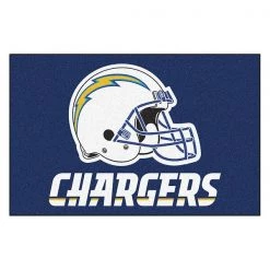 Fanmats Los Angeles Chargers Starter Rug, 19"x30"