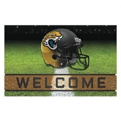 Fanmats Jacksonville Jaguars Door Mat, Rubber