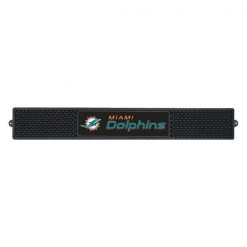 Fanmats Miami Dolphins Drink Mat, 3.25"x24"