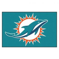 Fanmats Miami Dolphins Starter Rug, 19"x30"