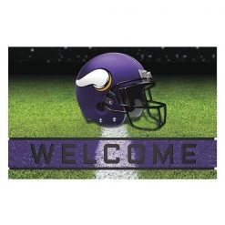Fanmats Minnesota Vikings Door Mat, Crumb Rubber