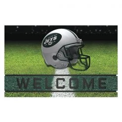 Fanmats New York Jets Door Mat, Crumb Rubber