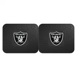 Fanmats Oakland Raiders Utility Mat, 14"x17", PK2