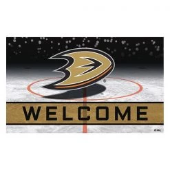 Fanmats Crumb Rubber Door Mat, Anaheim Ducks,