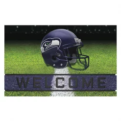 Fanmats Seattle Seahawks Door Mat, Crumb Rubber