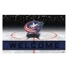 Fanmats Columbus Blue Jackets Door Mat, Rubber -Rugs&Mats Official Shop Z xw9 jcpIx