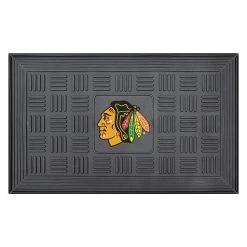 Fanmats Chicago Blackhawks Door Mat, 19.5"x31.25"