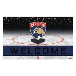 Fanmats Florida Panthers Door Mat, Crumb Rubber