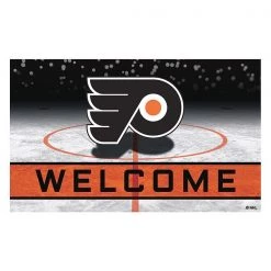 Fanmats Philadelphia Flyers Door Mat, Rubber
