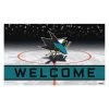 Fanmats San Jose Sharks Door Mat, Crumb Rubber