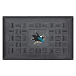 Fanmats San Jose Sharks Door Mat, 19.5"x31.25"