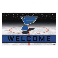 Fanmats St. Louis Blues Door Mat, Crumb Rubber
