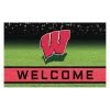 Fanmats University of Wisconsin Door Mat, Rubber -Rugs&Mats Official Shop Z xwJ pcpIx