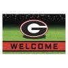 Fanmats University of Georgia Door Mat, Rubber