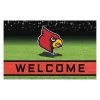 Fanmats University of Louisville Door Mat, Rubber
