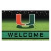 Fanmats University of Miami Door Mat, Rubber -Rugs&Mats Official Shop Z xwJwocpIx
