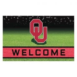 Fanmats University of Oklahoma Door Mat, Rubber